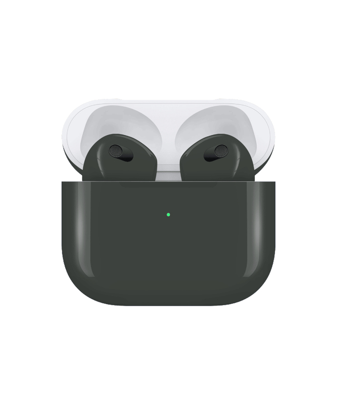 Caviar Customized Apple Airpods (3rd Generation) Glossy Graphite Grey